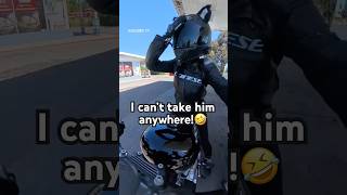 We’re getting gas, other guys getting a ticket!👮♀️🚔😣