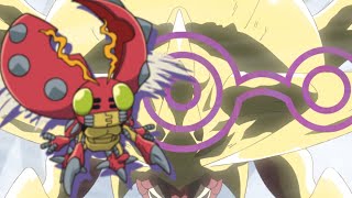 HerakleKabuterimon / HerculesKabuterimon Warp Evolution - Digimon Adventure 2020 [Fanmade]