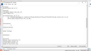 Create your own Python based Fitting Function