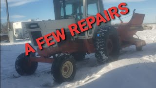 Chopping a bale with the Highline 6600 bale processor