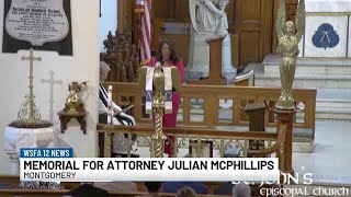 Memorial held for attorney Julian McPhillips