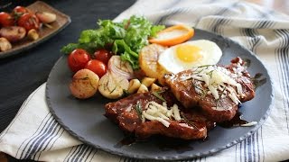 레스토랑이 우리 집으로~ 목살 스테이크 : Pork Steak [우리의식탁]