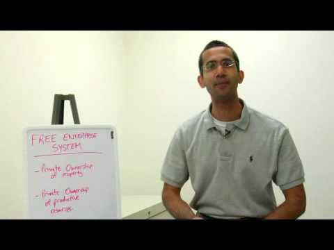 What is free enterprise system?
