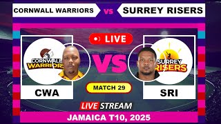 Surrey Risers vs Cornwall Warriors Live Cricket Today