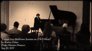 Highlight from pianist Andrius Žlabys September 30, 2017