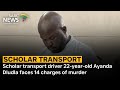 Scholar transport driver 22-year-old Ayanda Dludla faces 14 charges of murder