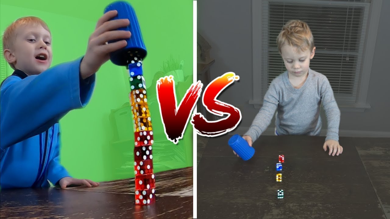 Little Brother Trick Shot Battle! | That's Amazing - YouTube