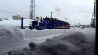 飯山線...除雪