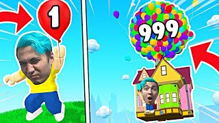 DOKÁŽU DOSTAT DŮM DO NEBE???|ROBLOX:BalloonSimulator|