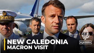 Macron visits New Caledonia as France deploys more troops amid unrest