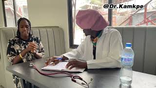 Dr Kamkpe diagnose a Heart Break Patient