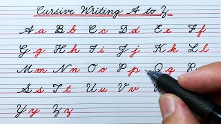 Cursive writing a to z | Cursive abcd | Cursive writing abcd | Cursive handwriting practice abcd