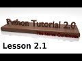 Python Tutorial 2016 Lesson 2.1 - For Loops and time.sleep() for String Printing