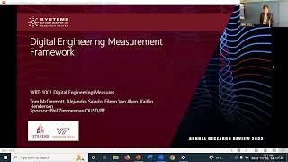 ARR 2022: (WRT-1040) "Application of Digital Engineering Measures"