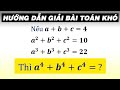 TTV: Bài toán đại số khó và Hướng dẫn giải!