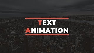 Simple Text Animation Just By Using HTML & CSS