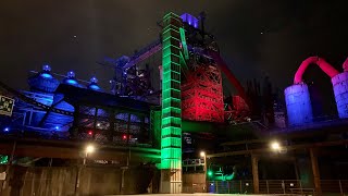 Der Landschaftspark Duisburg bei Nacht ⚒🔥Cinematic Vlog/ Route Industriekultur