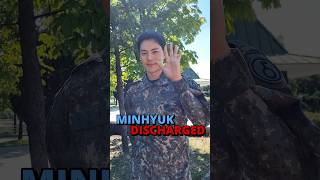 MONSTA X Surprise Minhyuk On His Military Discharge! 🫡🎉 #shorts