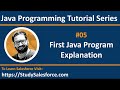 05 Java First Program - How to Read and Print Values - Learn Java Programming by Sanjay Gupta