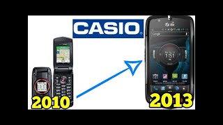 Evolution of Casio phones