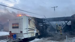 Butte-Silver Bow firefighters respond to garage fire