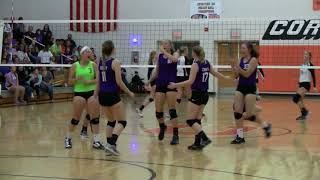 10-5-2017 - Corry Beavers 3 vs Conneaut Area 0 Volleyball Highlights