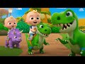 If You're Happy and You Know It! Dinosaur Park 🦖| CoComelon Nursery Rhymes & Kids Songs