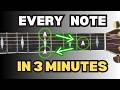 Memorize EVERY note on the guitar fretboard in 3 minutes
