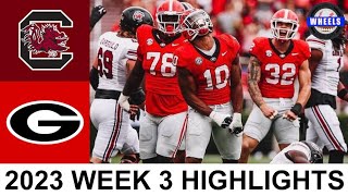 #1 Georgia vs South Carolina Highlights | College Football Week 3 | 2023 College Football Highlights