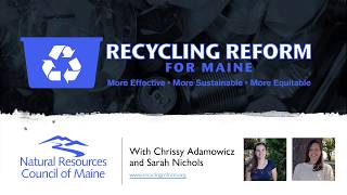 Recycling Reform for Maine