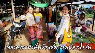 ฉานในสายฝน EP.28 ตลาดของป่าพื้นบ้านชั่วคราวเมืองน้ำลัน