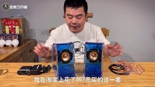 开箱淘宝，567元D3蓝牙音箱，自带MiNi功放，开机那刻，我醉了！