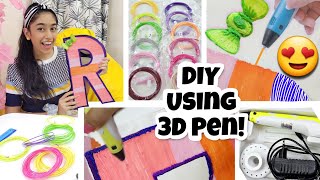 Biggest Letter 3D Pen!!!🎀🤩 *3D Pen DIY*😱 | Riya's Amazing World