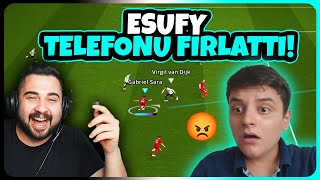 ESUFY KENDİ KENDİNİ KIŞKIRTTI!😂 (TELEFONU FIRLATTI) G.SARA HARİKA GOL! eFootball Mobile 2025