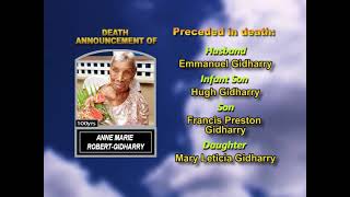 Anne Marie Gidharry ~ Medium Obituary