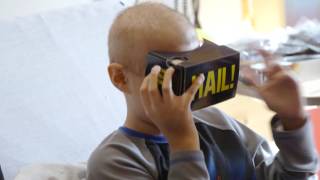 Opening the door to a virtual world for sick kids: The Harbaugh Fund