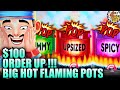 “ORDER UP! YEAH!” TRIPLE POPPING the BIG HOT FLAMING POTS Slot Machines by Light & Wonder