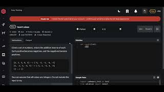 Codewars | Invert values | Python 8 kyu