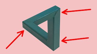 How To Weld A Metal Triangle illusion. Impossible Welding