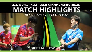 Cho/Lee vs Chew/Beh | MD R32 | 2023 ITTF World Table Tennis Championships Finals