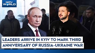 Ukraine Russia War | Leaders Arrive In Kyiv To Mark Third Anniversary Of Russia-Ukraine War