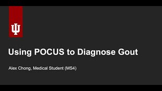 POCUS for Gout