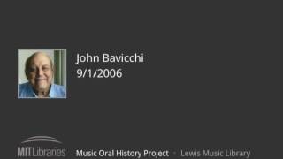 John Bavicchi interview, 9/1/2006