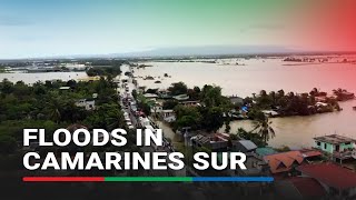 Drone footage: Floods swamp San Fernando, Camarines Sur | ABS-CBN News