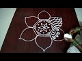 simple rangoli designs with dots for beginners freehand kolam designs daily easy muggulu designs