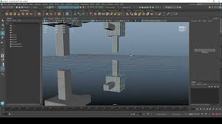 How to combine and connect multiple objects in maya
