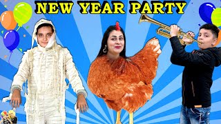 NEW YEAR PARTY | Celebration and Dance with Family | HAPPY NEW YEAR | Aayu and Pihu Show