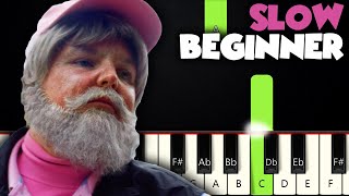 Dance Monkey - Tones and I | SLOW BEGINNER PIANO TUTORIAL + SHEET MUSIC by Betacustic