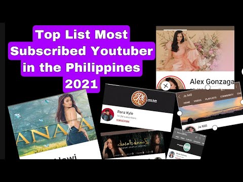 Top List Most Subscribed Youtuber In The Philippines 2021 - YouTube