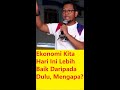 (PRK Mahkota) Sheikh Omar Ali: Ekonomi Kita Hari Ini Lebih Baik Daripada Dulu, Mengapa?